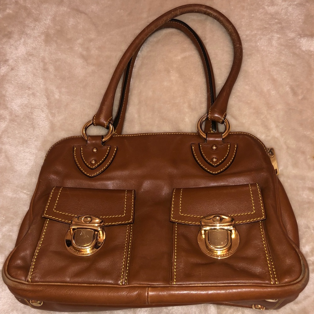 Marc Jacobs Cognac Leather Purse